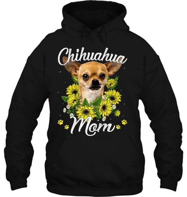 Dog Mom Mother’s Day Gift Sunflower Chihuahua Mom