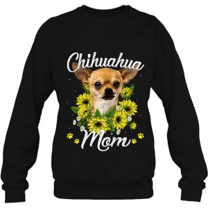 Dog Mom Mothers Day Gift Sunflower Chihuahua Mom 4