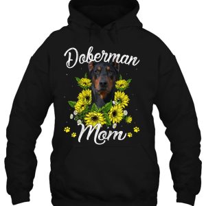 Dog Mom Mothers Day Gift Sunflower Doberman Mom 3