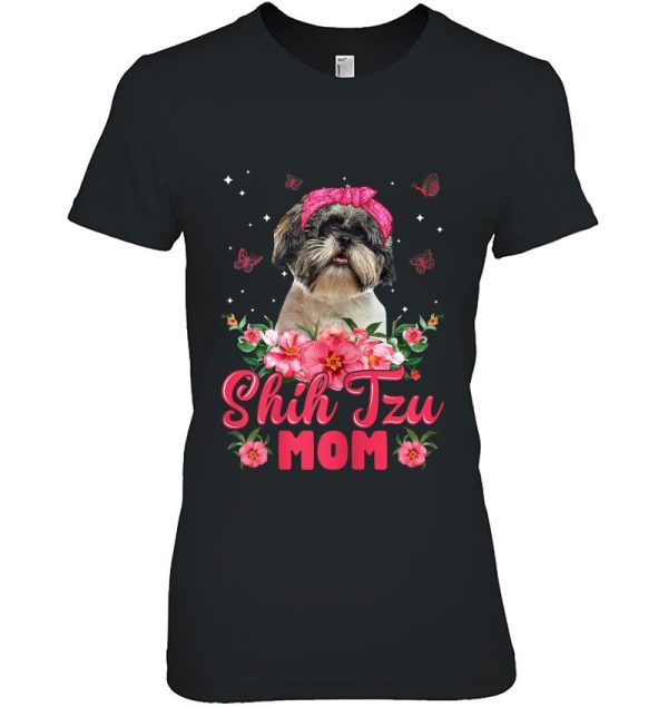 Dog Mom Mother’s Day Gifts Flowers Shih Tzu Mom