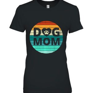 Dog Mom Paw Dog Vintage Version