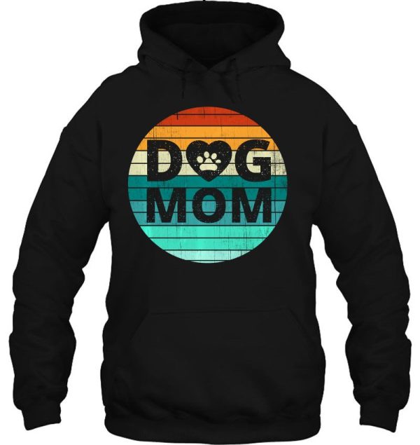 Dog Mom Paw Dog Vintage Version