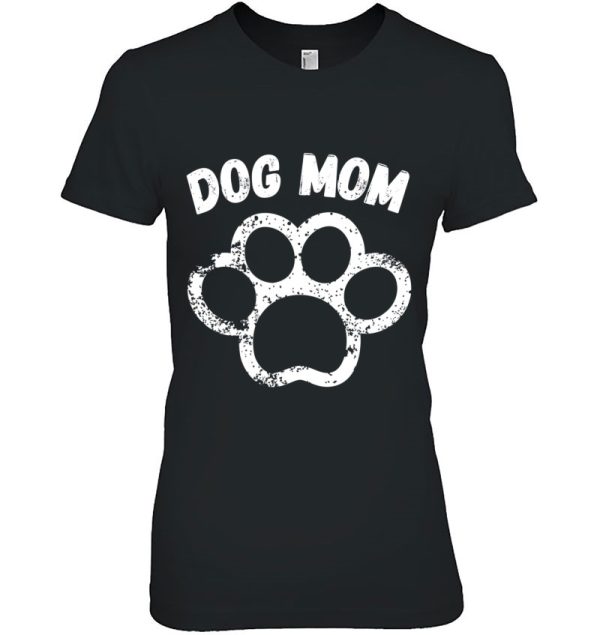 Dog Mom Paw Print Love