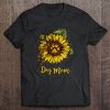 Dog Mom Paw Sunflower