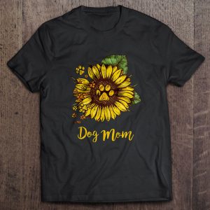 Dog Mom Paw Sunflower Dog Mom Paw Sunflower