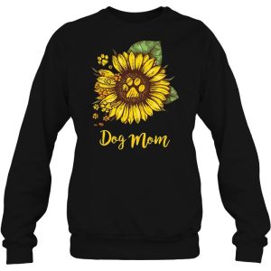 Dog Mom Paw Sunflower