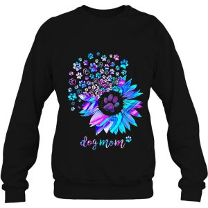 Dog Mom Sunflower Dog Paw Hologram 4