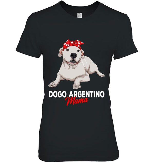 Dogo Argentino Mama Dog Mom Funny Womens Gift Pullover