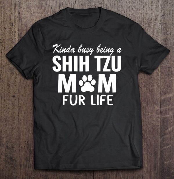 Dogs 365 ShihTzu Mom Fur Life Gift For Women Zip