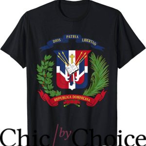 Dominican Republic T-Shirt Bandera Dominican Flag T-Shirt