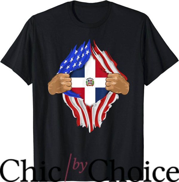 Dominican Republic T-Shirt Dominican Blood Inside Me Shirt