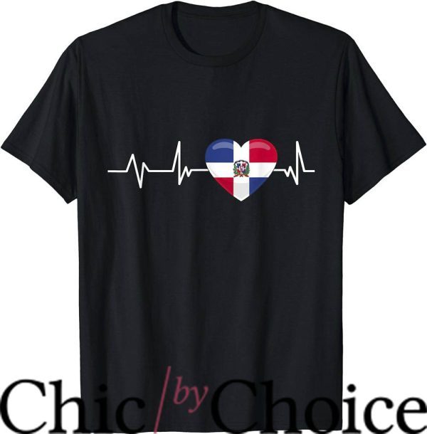 Dominican Republic T-Shirt Heartbeat Gift T-Shirt Trending