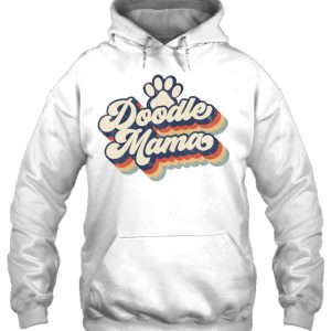 Doodle Mama Cute Retro Vintage Dog Mama Mom 70S Style Cool 3