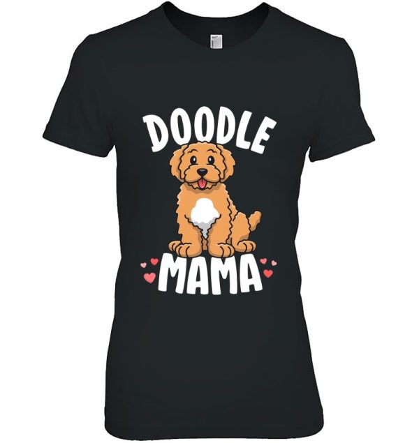 Doodle Mama Shirts For Women Goldendoodle Owner Gifts