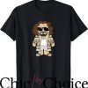 Dude Abides T-Shirt Cool The Dude With Sunglasses Tee Movie