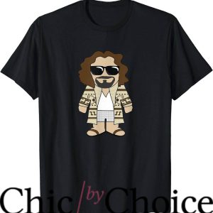 Dude Abides T-Shirt Cool The Dude With Sunglasses Tee Movie