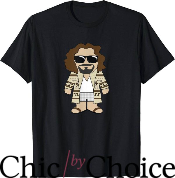 Dude Abides T-Shirt Cool The Dude With Sunglasses Tee Movie