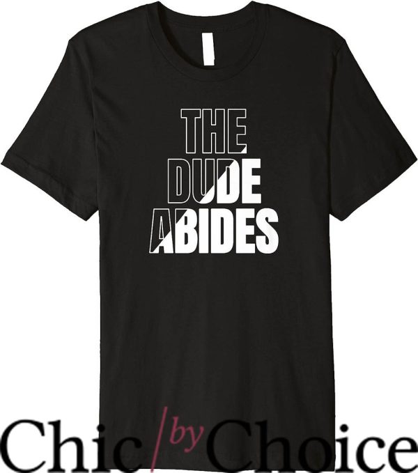 Dude Abides T-Shirt The Dude Abides Vintage Tee Movie