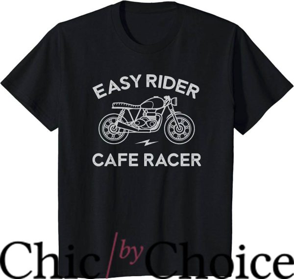 Easy Rider T-Shirt Cafe Racer Lightning Bolt Tee Movie