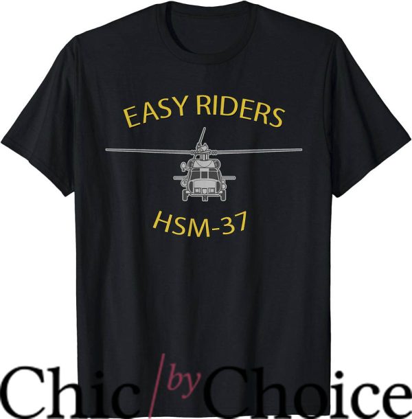 Easy Rider T-Shirt HSM-37 Helicopter Squadron MH-60 Sea Hawk