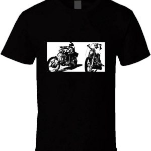 Easy Rider T-Shirt Road Trip Film Fonda Hopper Bikers Weed