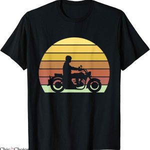Easy Rider T-Shirt Sunset Motorcycle Cruiser Bike Movie