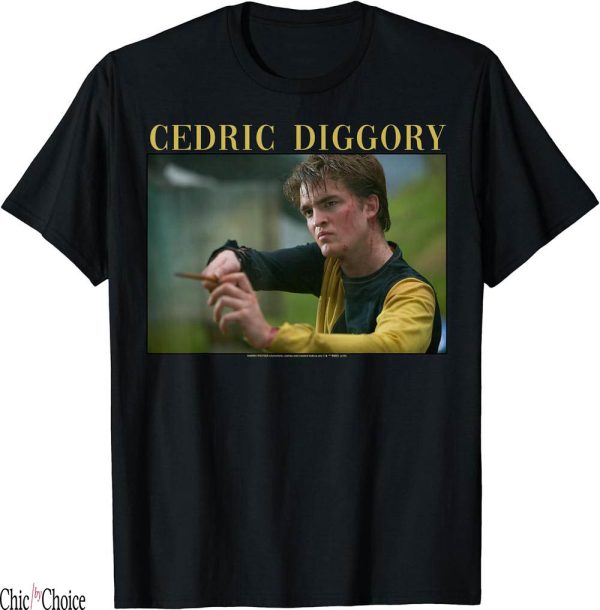 Edward Cullen T-Shirt Harry Potter Cedric Diggory Wand