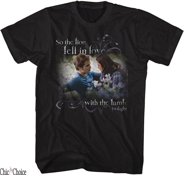 Edward Cullen T-Shirt Twilight Lion In Love With Lamb