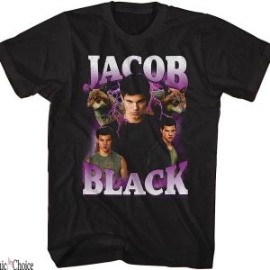 Edward Cullen T-Shirt Twilight Movies Jacob Black Lightning