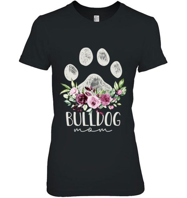 English Bulldog Shirt Dog Mom Gifts