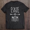 Eskie Mom Cute American Eskimo Dog Mom Gift Raglan Baseball