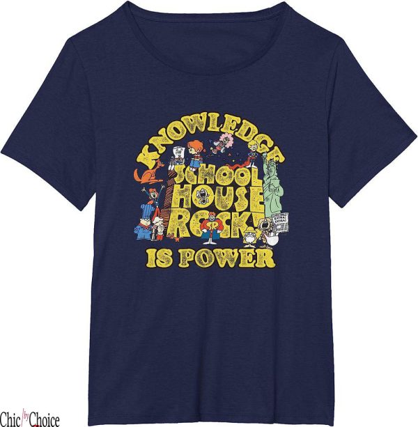 Fat Albert T-Shirt Schoolhouse Rock Knowledge Power Group