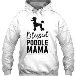 Floral Dog Mom Shirts For Women Blessed Poodle Mama 3