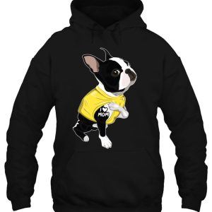 Funny Boston Terrier Tattoos I Love Mom Cute Dog Lover 3
