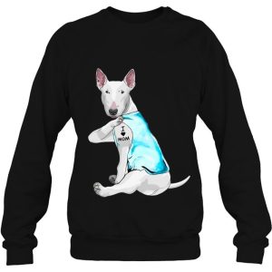 Funny Bull Terrier Dog I Love Mom Tattoo Bull Terrier Lover 4