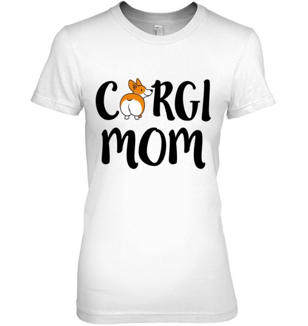 Funny Corgi Pet Owner Outfit Women Corgi Mom