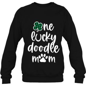 Funny Cute St Patricks Day Dog Lover One Lucky Doodle Mom 4