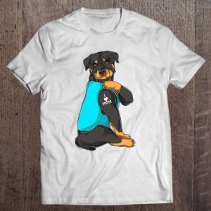 Funny Dog Mom Rottweiler I Love Mom Tattoo Gifts Womens