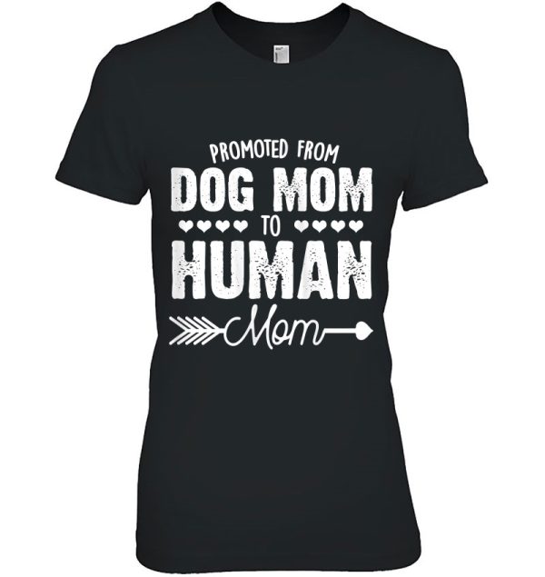 Funny Dog Mom Shirts Promoted From Dog Mom To Human Mom 2021 Tank Top