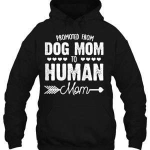 Funny Dog Mom Shirts Promoted From Dog Mom To Human Mom 2021 Tank Top 3