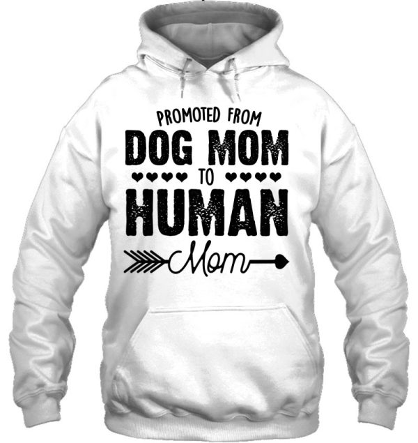 Funny Dog Mom Shirts Promoted From Dog Mom To Human Mom 2023 Retro