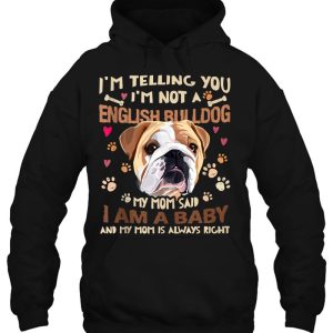 Funny English Bulldog Baby Tee Dog Mom Mother Dogs Lover 3