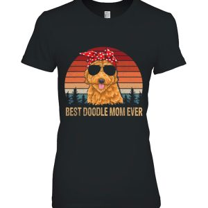 Funny Goldendoodle Shirts Vintage Best Doodle Mom Ever