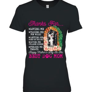 Funny Happy Mother’s Day Best Dog Mom Cute Border Collie Dog