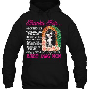 Funny Happy Mothers Day Best Dog Mom Cute Border Collie Dog 3