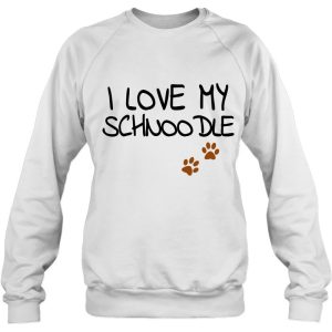 Funny I Love My Schnoodle For Doodle Dog Mom Dad Lover 4