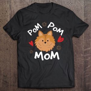 Funny Pomeranian Pom Pom Mom Funny Dog Owner Pullover