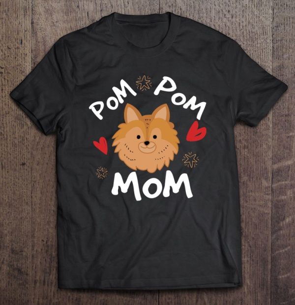 Funny Pomeranian Pom Pom Mom Funny Dog Owner Pullover