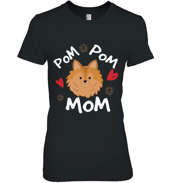 Funny Pomeranian Pom Pom Mom Funny Dog Owner Pullover