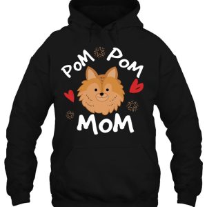 Funny Pomeranian Pom Pom Mom Funny Dog Owner Pullover 3